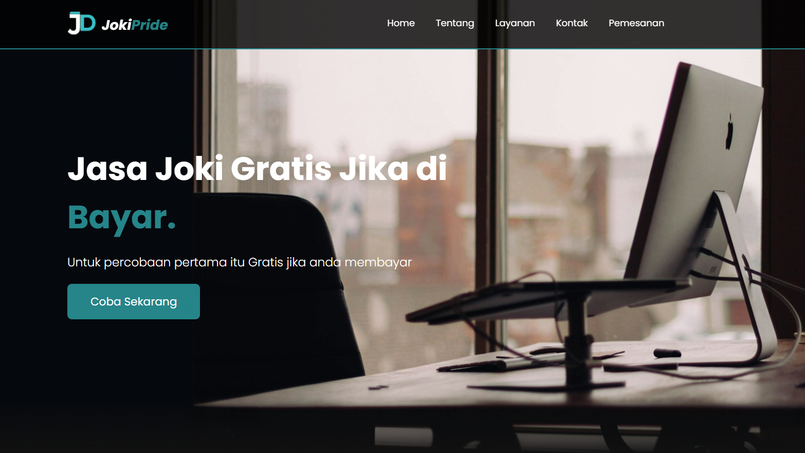 landing page